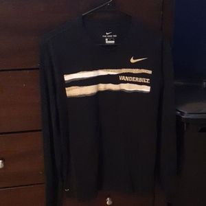 Vanderbilt University Nike Long sleeve Dri Fit Tee